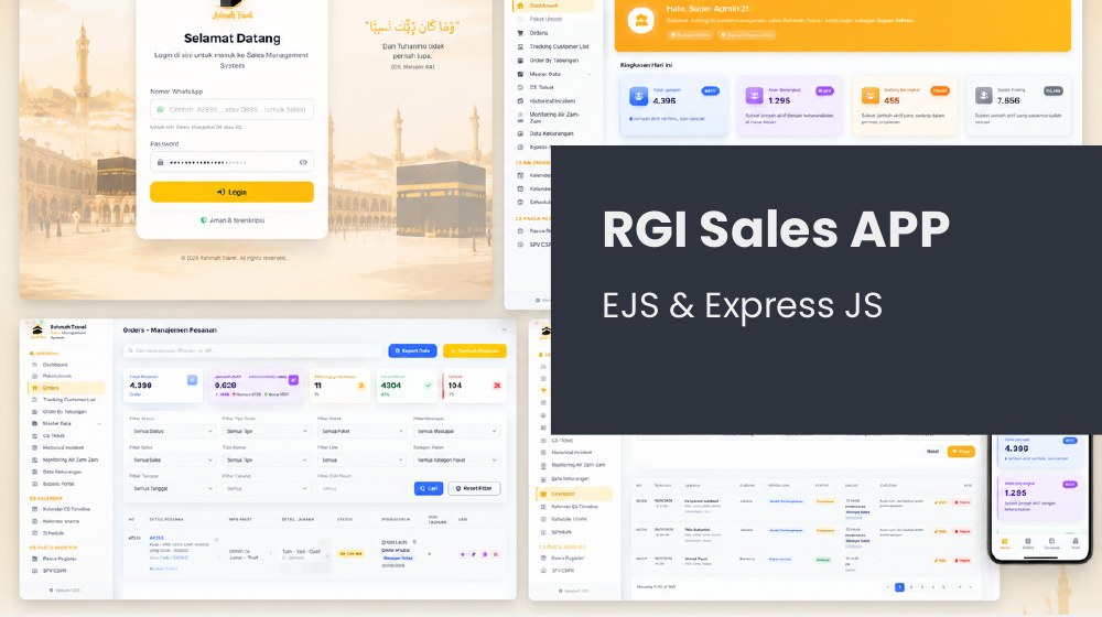 Screenshot RGI Sales App